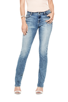 MidRise Straight Jeans GUESS.ca