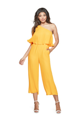 Marino One-Shoulder Jumpsuit | GUESS.com