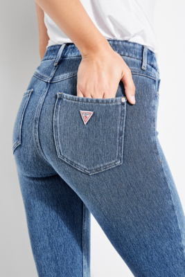 guess high rise skinny jeans