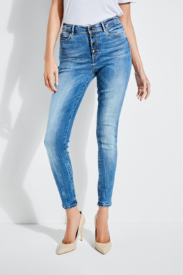 guess high waisted skinny jeans