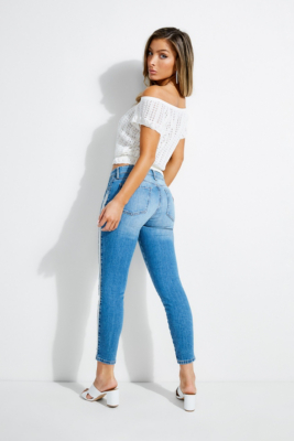 Distressed Sexy Curve Skinny Jeans | GUESS.ca