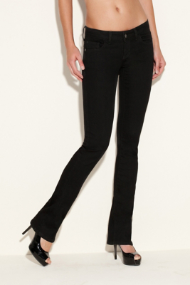 Starlet Low-Rise Straight Jeans with Silicone Rinse | GUESS.ca