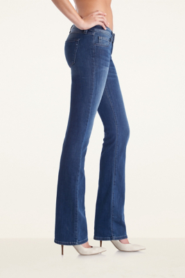 Starlet Low-Rise Bootcut Jeans - Dreamcatcher Wash | GUESS.ca