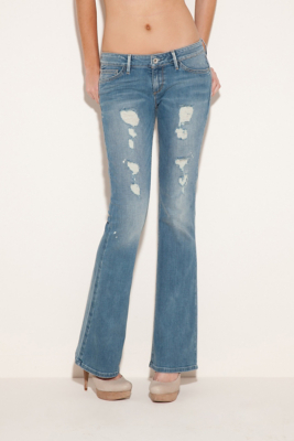 mini flare jeans