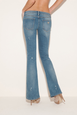 mini flare jeans