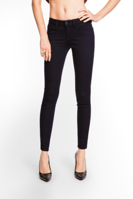 With an ultraskinny leg and extreme stretch, this five-pocket fit ...