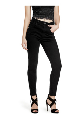 guess high waisted black jeans