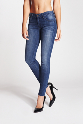 mid rise curvy skinny jeans