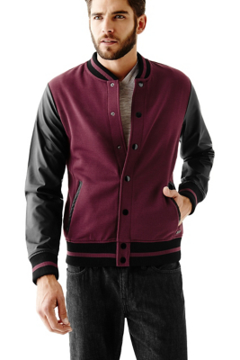 GUESS Men's Studlee Varsity Jacket | eBay