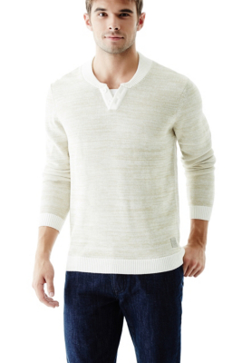 GUESS Men's Zink Marled Pullover Sweater | eBay