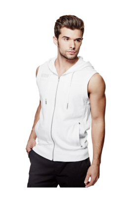 Guess Men's Lottman Sleeveless Hoodie | eBay