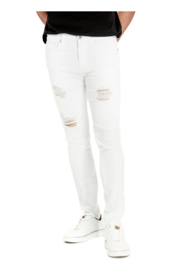 guess white ripped jeans