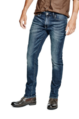 Mitra Knit Denim Skinny Jeans | GbyGuess.com