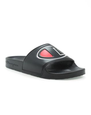champion black slide sandals