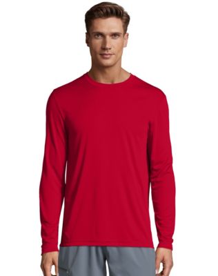 Hanes Men's Long Sleeve Cool DRI T-Shirt UPF 50-Plus : Hanes: :  Clothing, Shoes & Accessories