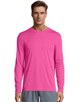 Hanes Men's Long Sleeve Cool DRI T-Shirt UPF 50-Plus : Hanes: :  Clothing, Shoes & Accessories