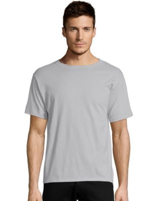 Hanes Mens T-Shirt Short Sleeve ComfortBlend EcoSmart Crewneck Plain Blank S-4XL