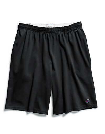 thumbnail 7  - Champion Men&#039;s Shorts Pockets Authentic Cotton 9-Inch Gym Workout Warm Jersey