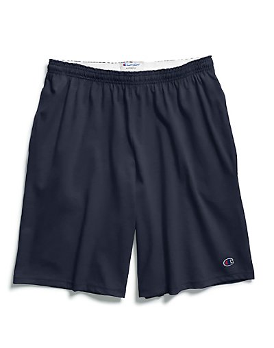 thumbnail 13  - Champion Men&#039;s Shorts Pockets Authentic Cotton 9-Inch Gym Workout Warm Jersey