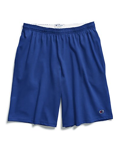 Champion Big Mens Jersey Shorts w Pockets Athletic Sports 4 Colors Sizes 3XL-6XL 