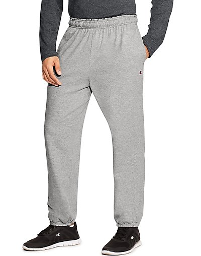 Champion Authentic Men's Closed Bottom Jersey Pants Sweatpants | eBay