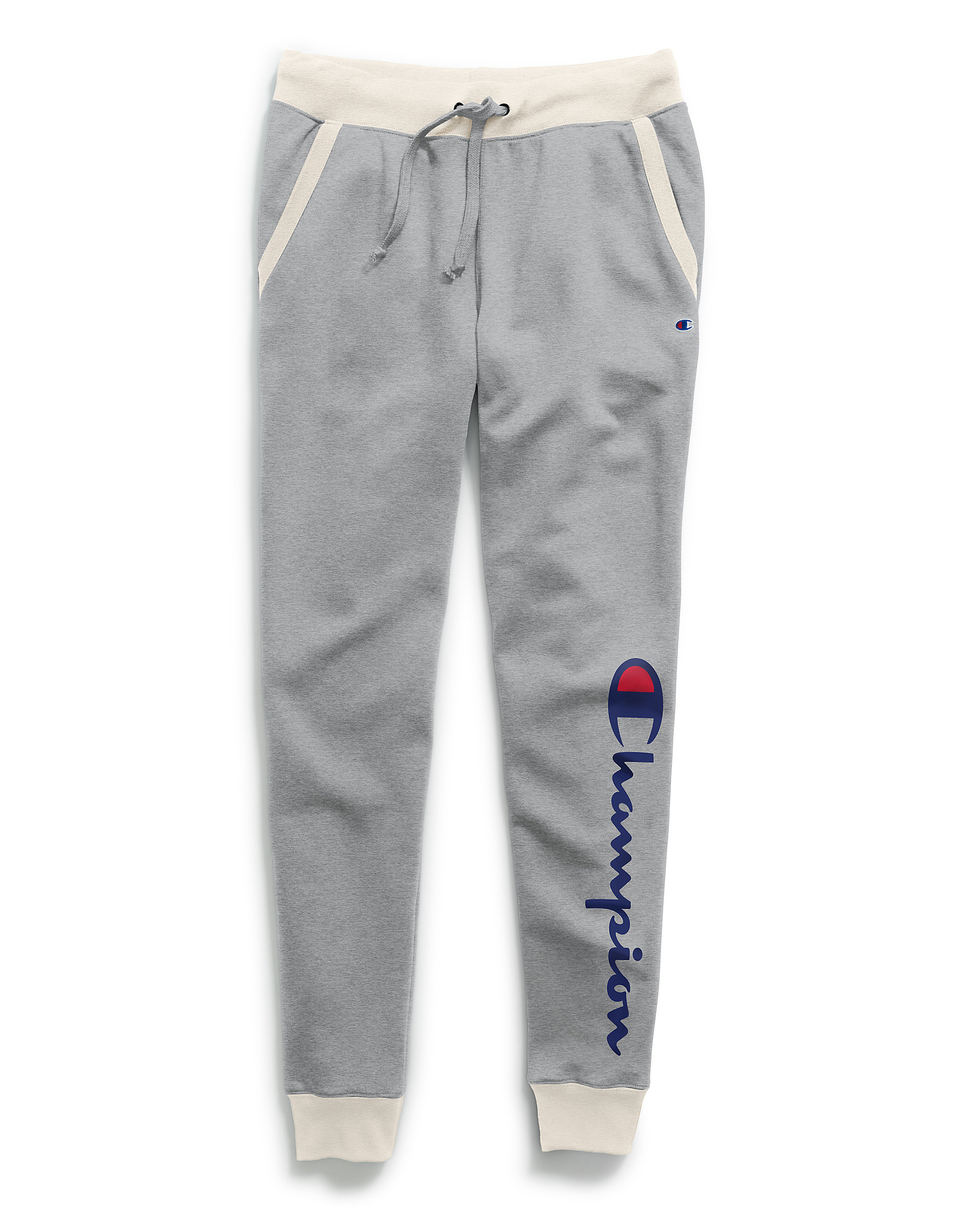 Champion Joggers Sweatpants Womens Powerblend Fleece Tapered Pockets 30in inseam 