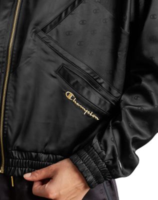 champion jacket womens gold