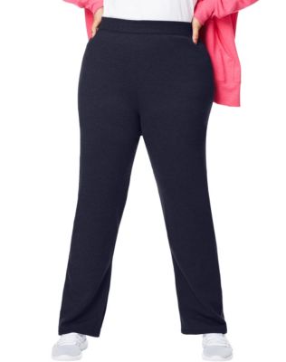 Plus size fleece sweatpants hot sale