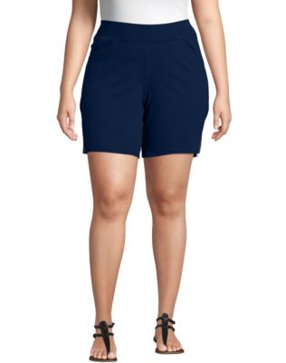 Just My Size Women's Plus Size Cotton Jersey Shorts, Pull-on Gym