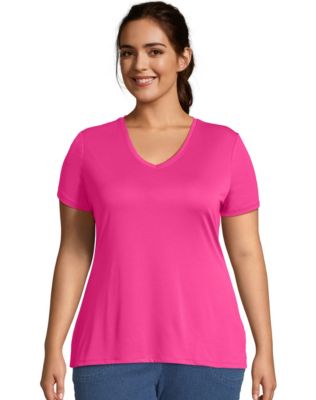 just-my-size-t-shirt-cool-dri-short-sleeve-womens-v-neck-tee-plus-size