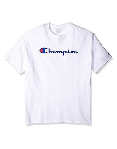 thumbnail 6  - Champion T-Shirt Script Logo Boys Jersey Tee Cotton Jersey Athletic Fit Classic