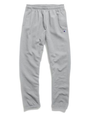 Champion Mens Fleece Sweatpants Powerblend Sweats Relaxed Bottom Pockets Elastic