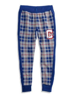 plaid mens joggers