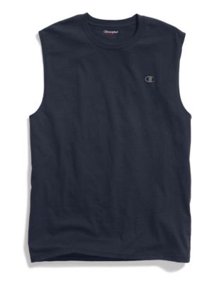 champion sleeveless cotton t shirts