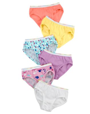 Hanes Toddler Girls 6-pack Hipster Assorted Colors - 4 for sale online