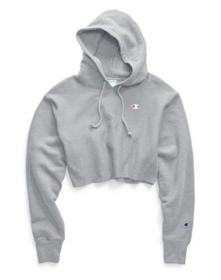 grey oversized champion hoodie
