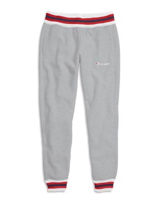 champion reverse weave yarn dye joggers