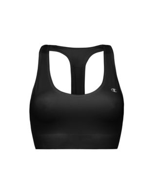 plain black sports bra