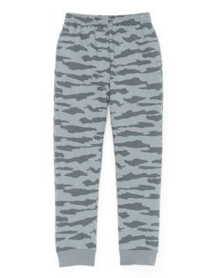 UPC 192503000370 product image for Hanes Boys' Fleece Jogger Camo Sweatpants with Pockets Grey L | upcitemdb.com