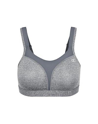 Champion Spot Comfort Sports Bra - Oxford Heather/Medium Grey