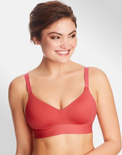 Sporty Lightly Lined Convertible Sports Bra - Crimson Fall