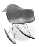 Eames Molded Plastic Armchair with Rocker Base