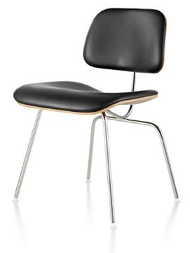 Eames Molded Plywood Dining Chair with Metal Base