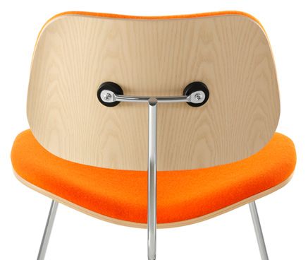 Eames Molded Plywood Lounge Chair with Metal Base