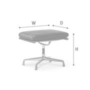 Eames Soft Pad Ottoman