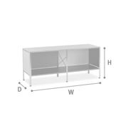 Eames Storage Unit 1 High x 2 Wide