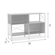 Eames Storage Unit 2 High x 2 Wide