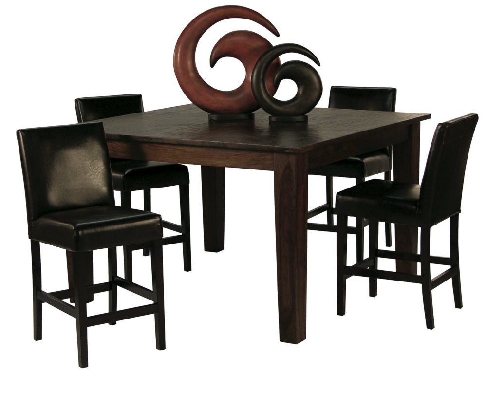 Round Counter Height 5-pc Chair and Table Set | Overstock.com