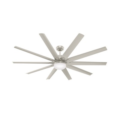 Photos - Fan Hunter Overton Outdoor with LED Light 72 inch Ceiling  50718 