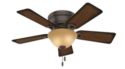 Photos - Fan Hunter Conroy Low Profile with Light 42 inch Ceiling  